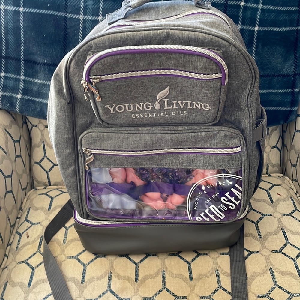 Young Living Essential oils backpack.